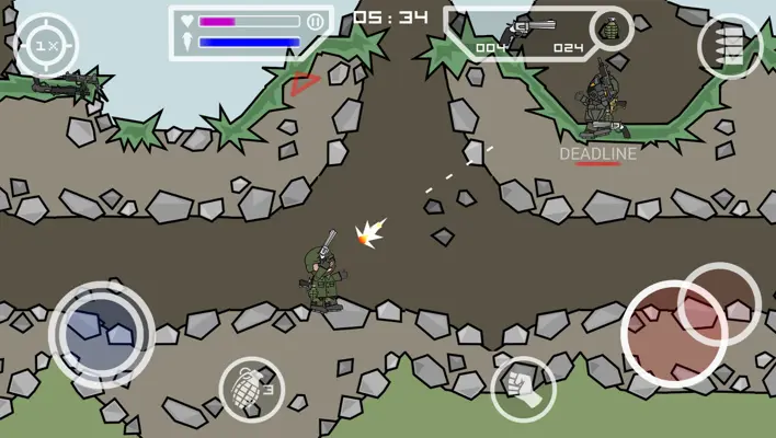 Mini Militia - Doodle Army 2 android App screenshot 1